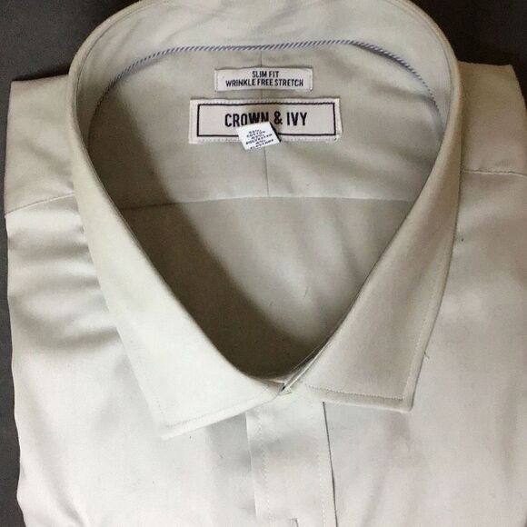 New long sleeve button down shirt by Crown and Ivy size XXL - Picture 2 of 4